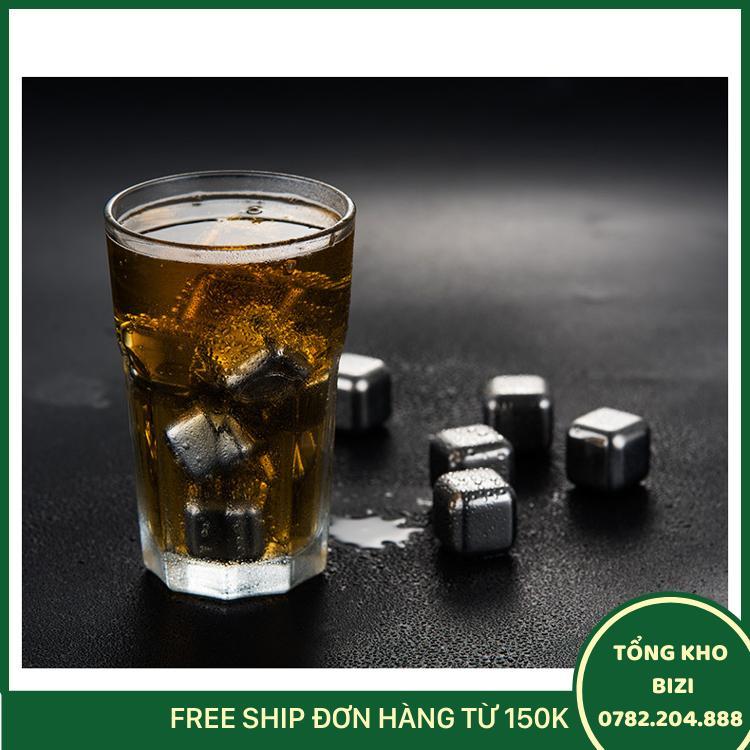 Bộ 8 Viên Đá Inox 304 Không Tan - 16X11X3.5Cm - Free Ship Toàn Quốc