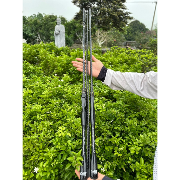 Cần Lure Rồng Đen - Black Dragon S4 độ cứng MH Xoắn X Toàn Thân - Pu Chống Xoắn từ 1m65 - 2m1 sale giá rẻ