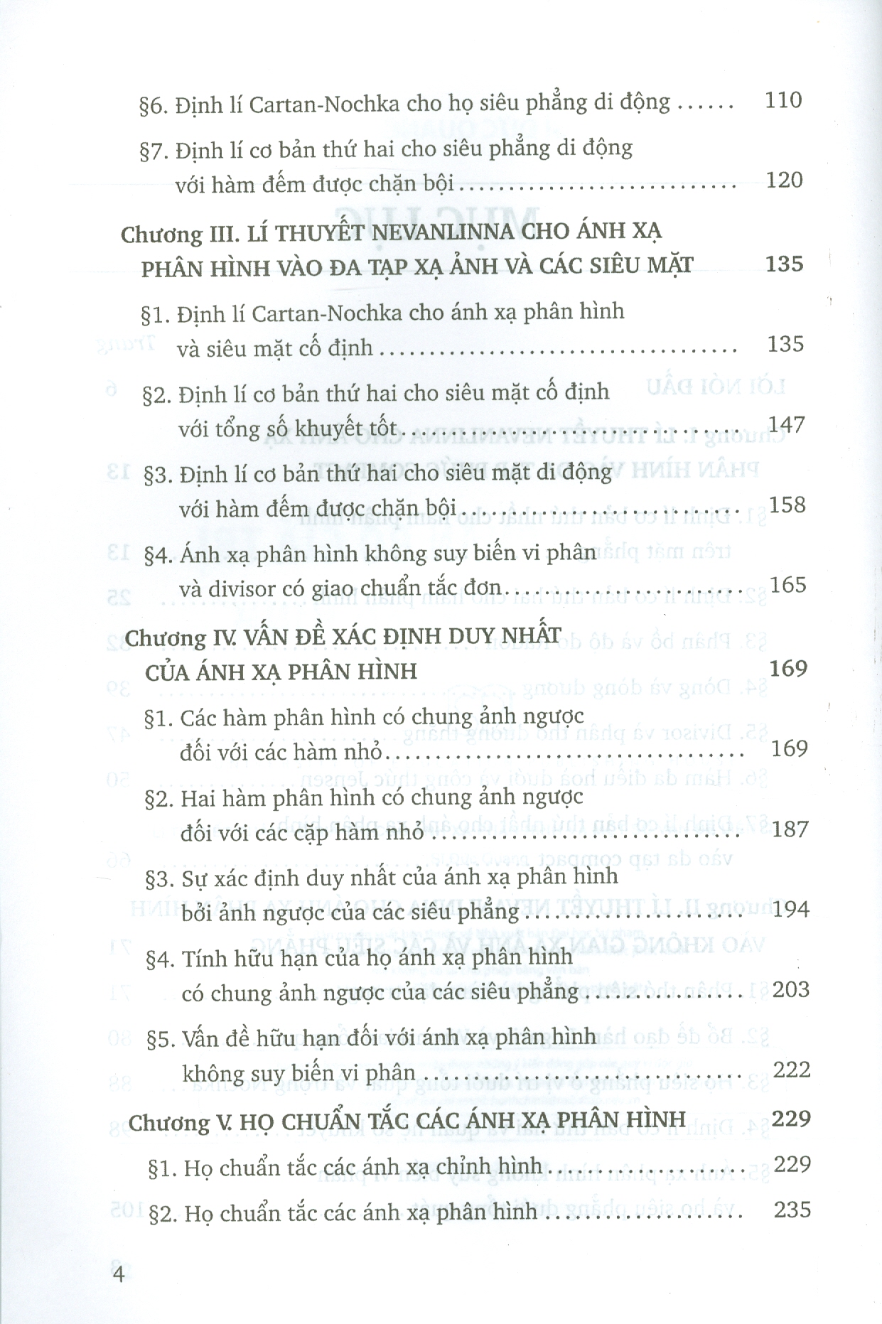 Lí Thuyết Phân Bố Giá Trị Cho Ánh Xạ Phân Hình Và Một Số Vấn Đề Liên Quan
