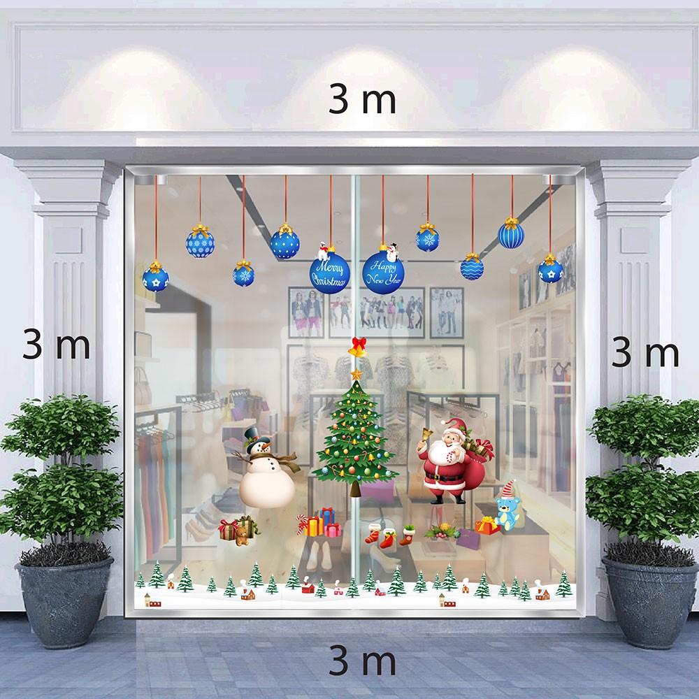 DECAL TRANG TRÍ NOEL 2021 COMBO SỐ 22