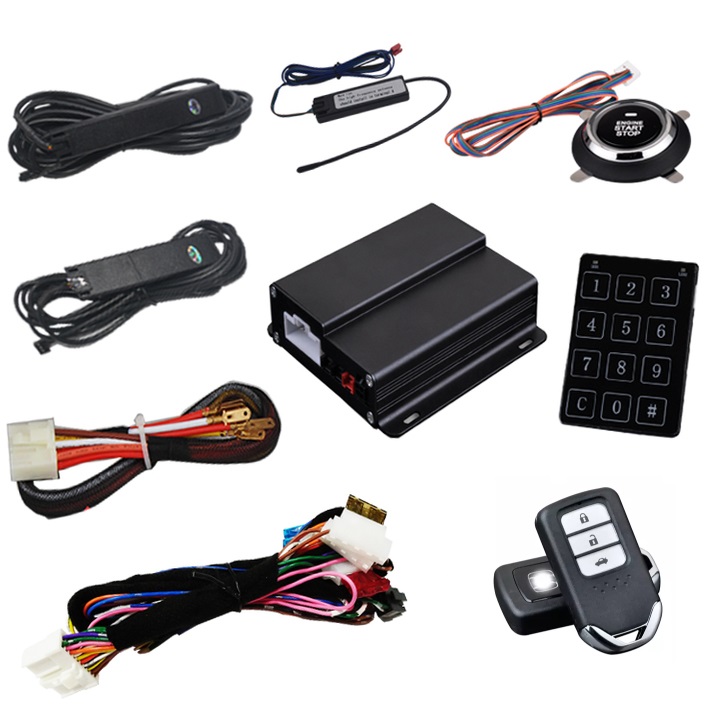 Bộ chìa khóa thông minh START-STOP điều khiển từ xa OVI dành cho ô tô Toyota, Honda, Hyundai, Nissan, Ford, Kia, Mazda, Mitsubishi, Chevrolet, VinFast