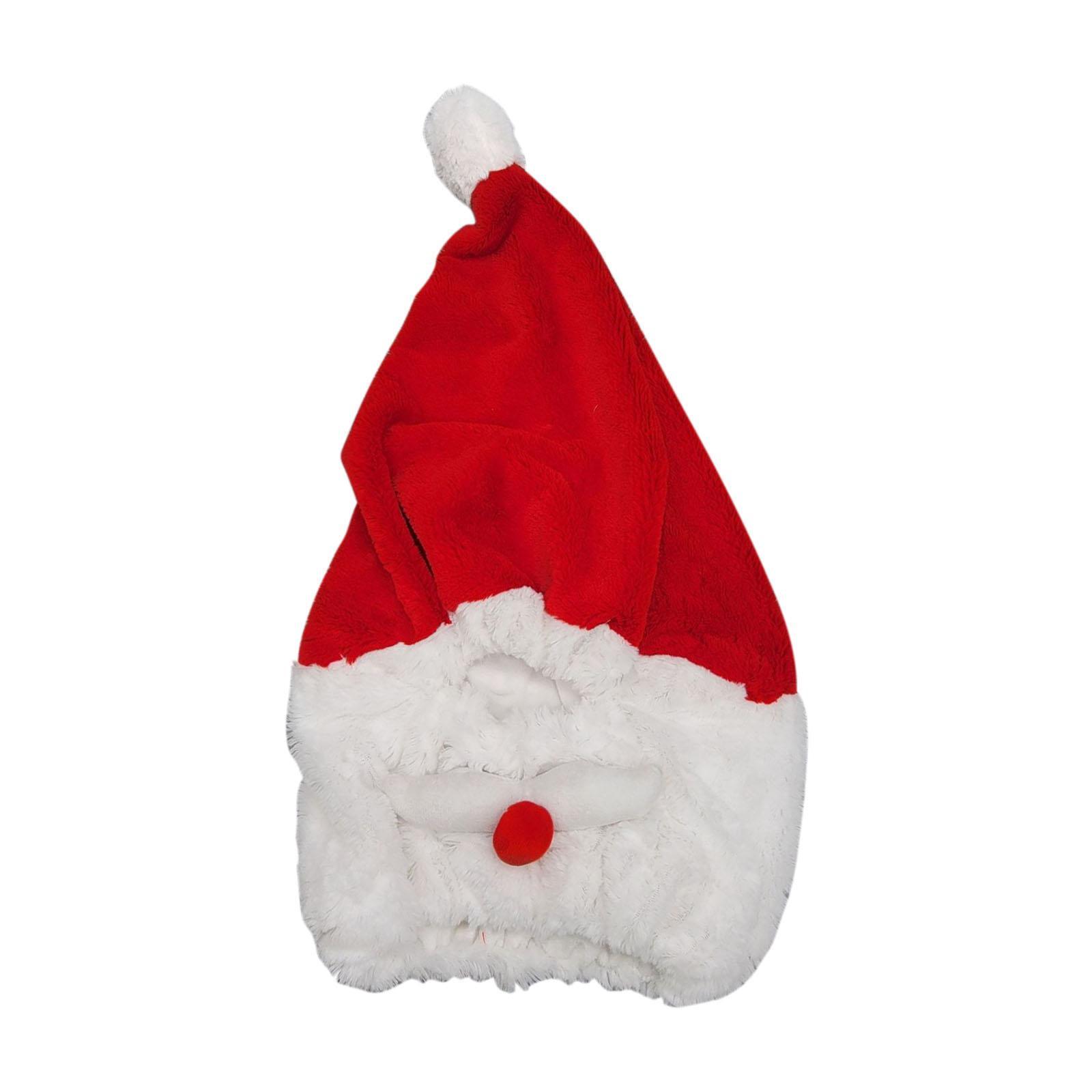 Santa Motorcycle Cover, Funny Cover, Motorcycle Full Face Christmas Hat, Santa Claus Xmas Hat Motorcycle Covers Decoration Accs
