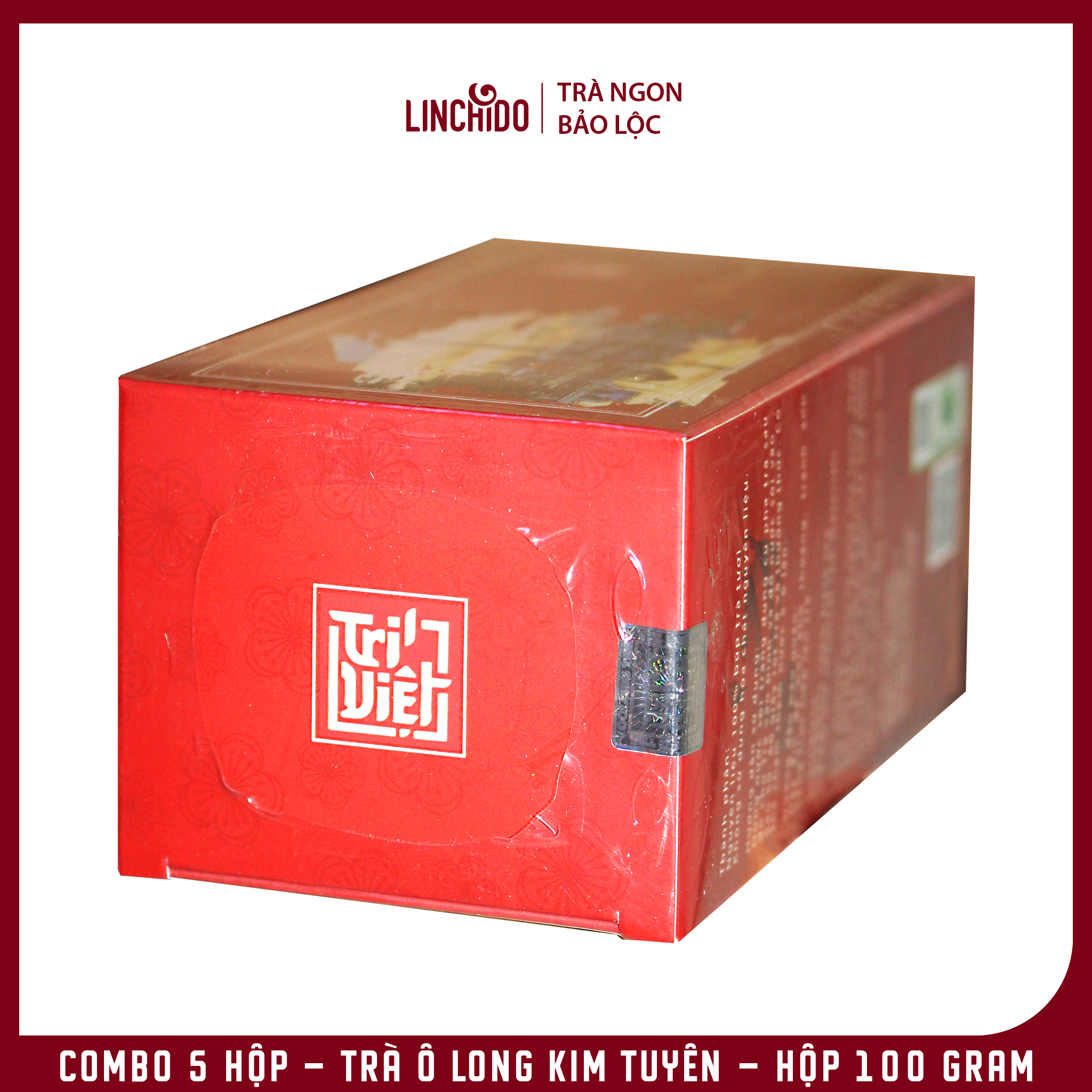 Combo 5 Hộp - Trà Ô Long Kim Tuyên - Hộp 100 Gram