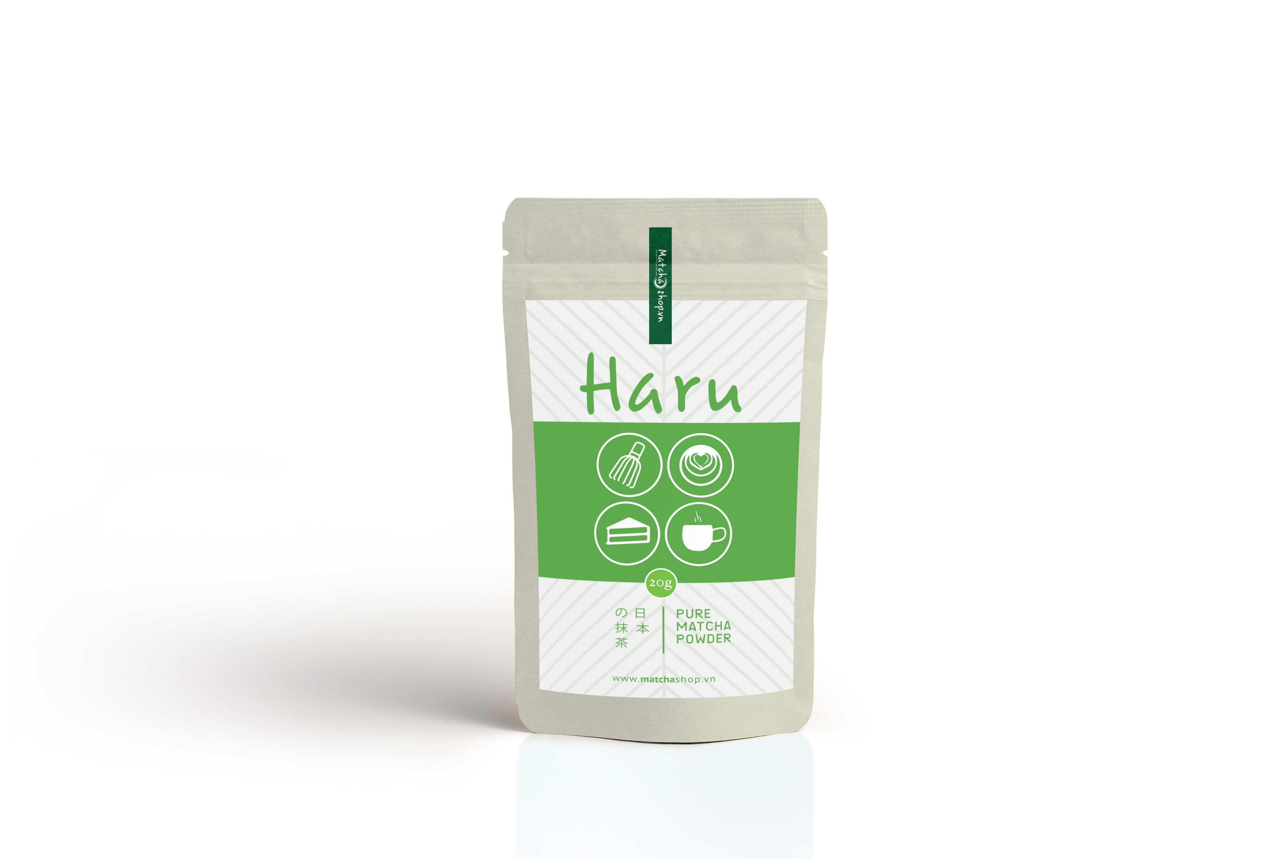 Bột trà xanh matcha nhật bản haru 20g