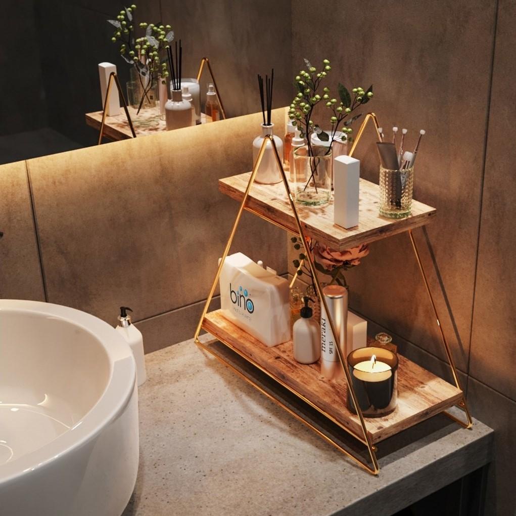 Tam Giác Gỗ Dịch Vụ Giá Đỡ Để Bàn Kệ Sắp Xếp Nhà Bếp Phòng Tắm Lưu Trữ Quản Lý Bàn Dịch Vụ Giá Đỡ Đồng Hồ Trang Trí Nhà Cửa