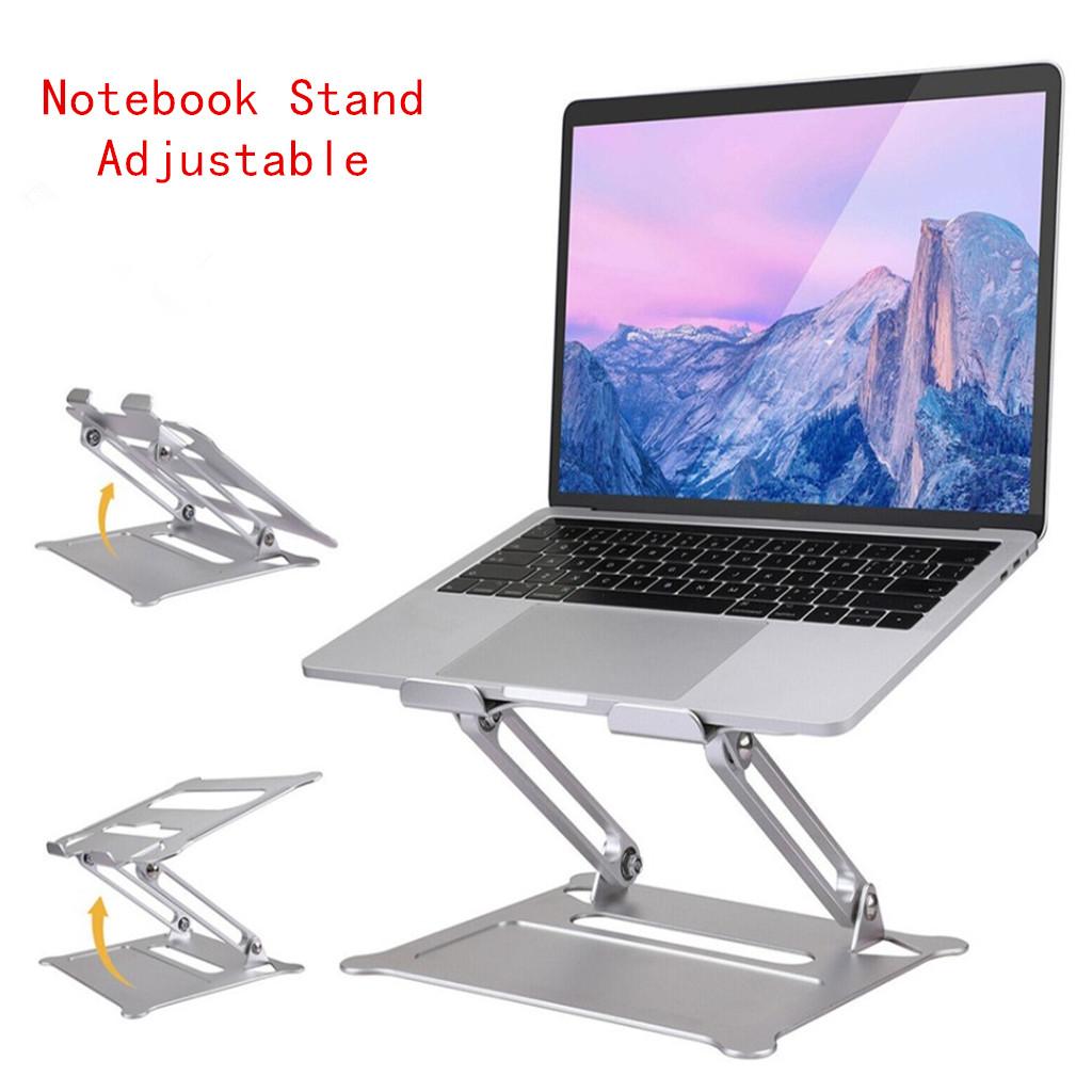 Desk Laptop Stand Adjustable Foldable Aluminum Tablet Notebook Riser Mount for All Laptops
