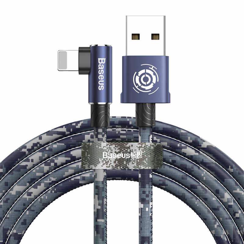 Cáp sạc chơi game UnknownPlayer's Battleground Baseus Camouflage cho iPhone 1.5A/ 2m - Hàng chính hãng