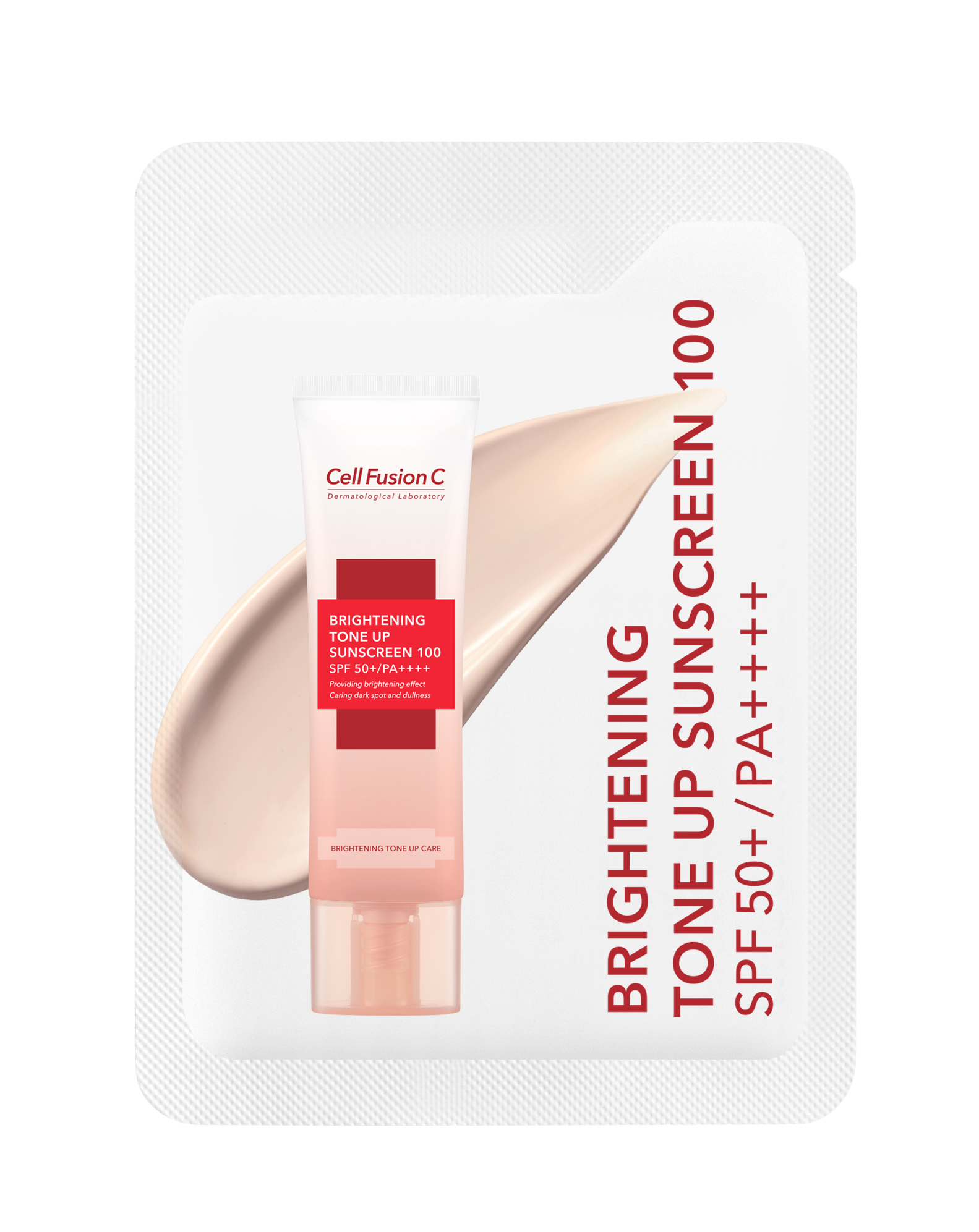 [GÓI DÙNG THỬ 1.2G] Kem Chống Nắng Nâng Tông &amp; Dưỡng Trắng Cell Fusion C Brightening Tone Up Sunscreen 100 SPF50+/PA+++