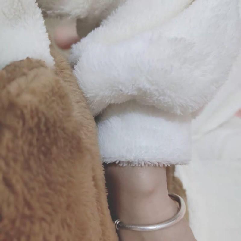 đồ bộ mặc nhà vải nỉ bông siêu dày dặn- Vượt qua mùa đông