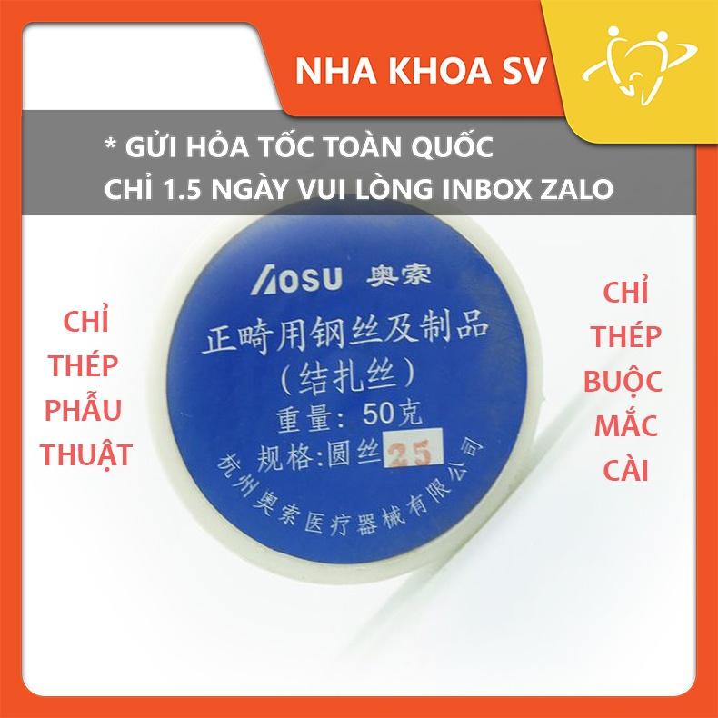 CHỈ THÉP BUỘC MẮC CÀI, CỐ ĐỊNH HÀM TRONG THỰC HÀNH TLS