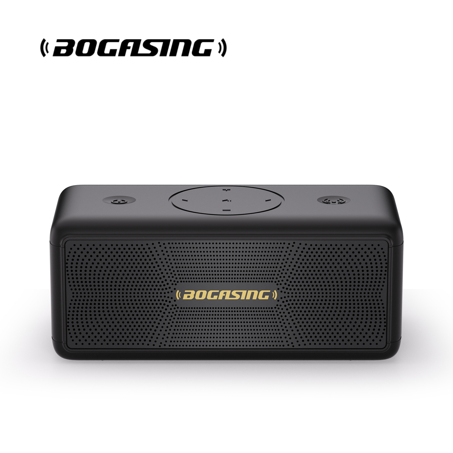 Loa Bluetooth BOGASING M5 Loa không dây Bluetooth 5.3 40W với âm thanh vòm 360 độ, chống nước IPX7, thời gian phát 30 giờ Màu sắc: Đen