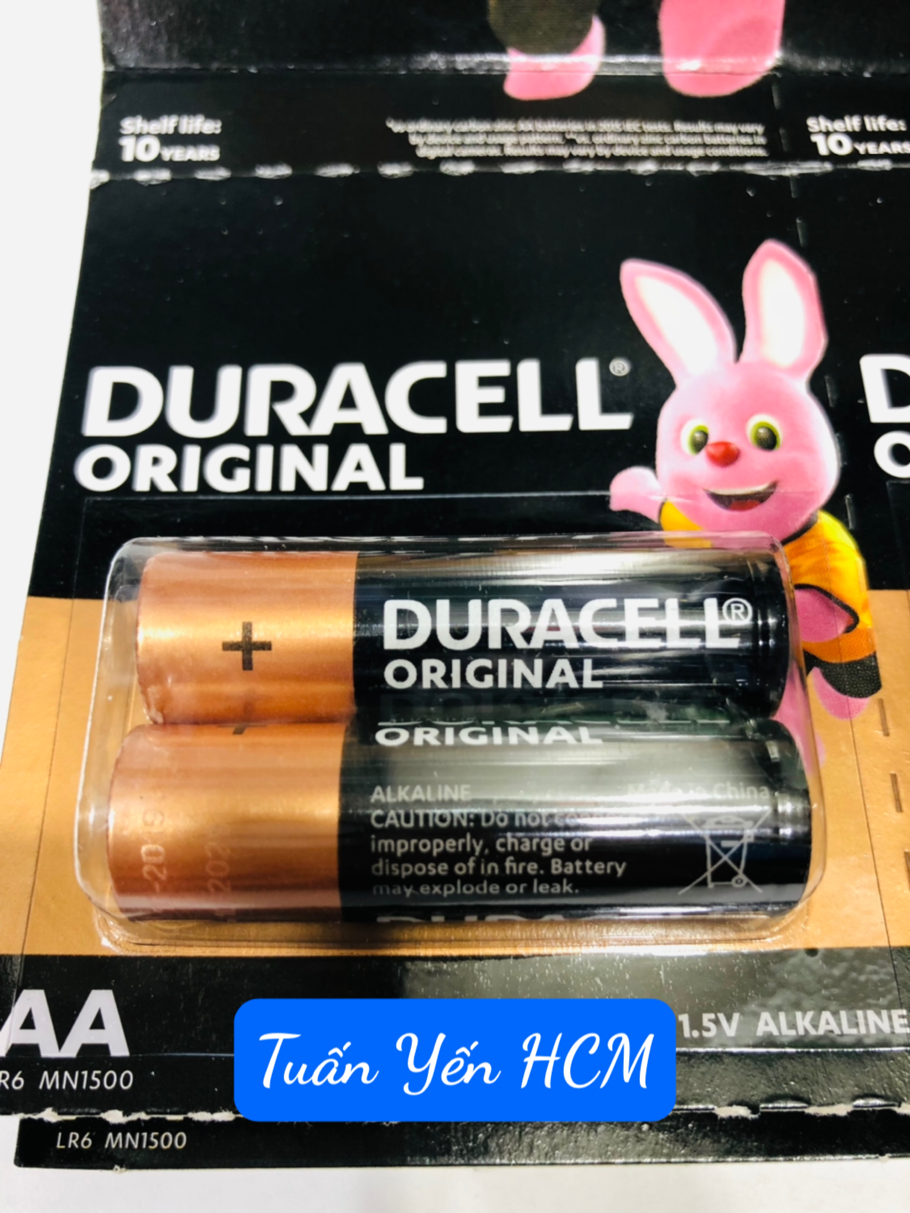 Pin AA Alkaline 1.5v Duracell MN1500 LR6 - Vỉ 2 viên - Tuấn Yến