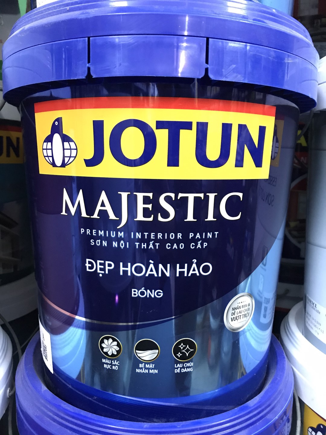 Sơn Nội Thất Jotun Cao Cấp Majestic Đẹp Hoàn Hảo Bóng (MÀU TRẮNG)