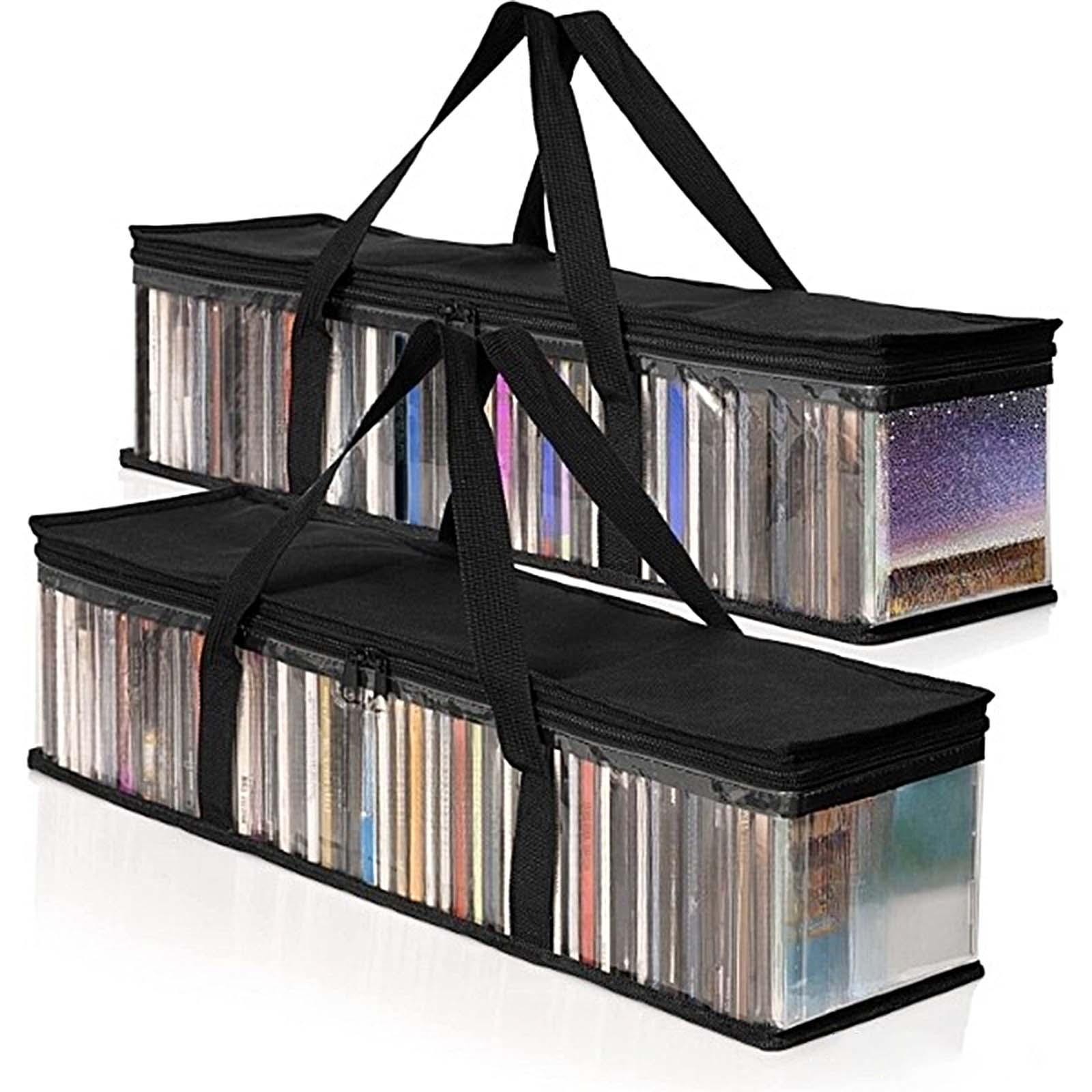 Video Games Media Storage Can Holds 40 CD Clear Windows CD Holder Case