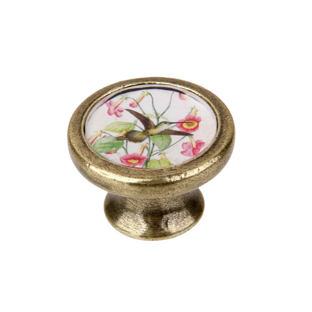Pair of Retro Style Cabinet Door Drawer Handle Pull Knobs Furniture Hardware