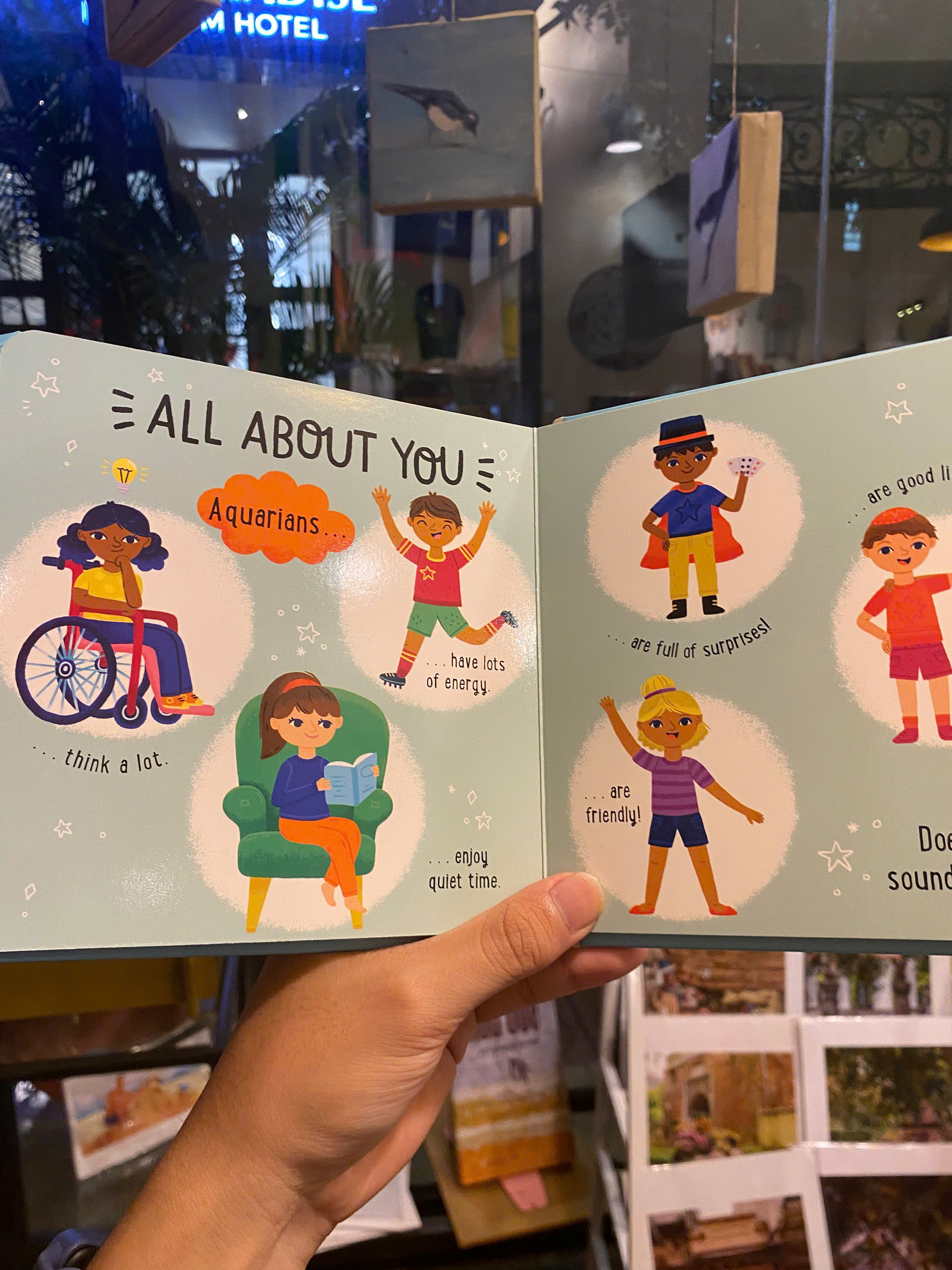 Sách - My Stars Series Aquarius by Campbell Books | Children's Astrology Picture Book