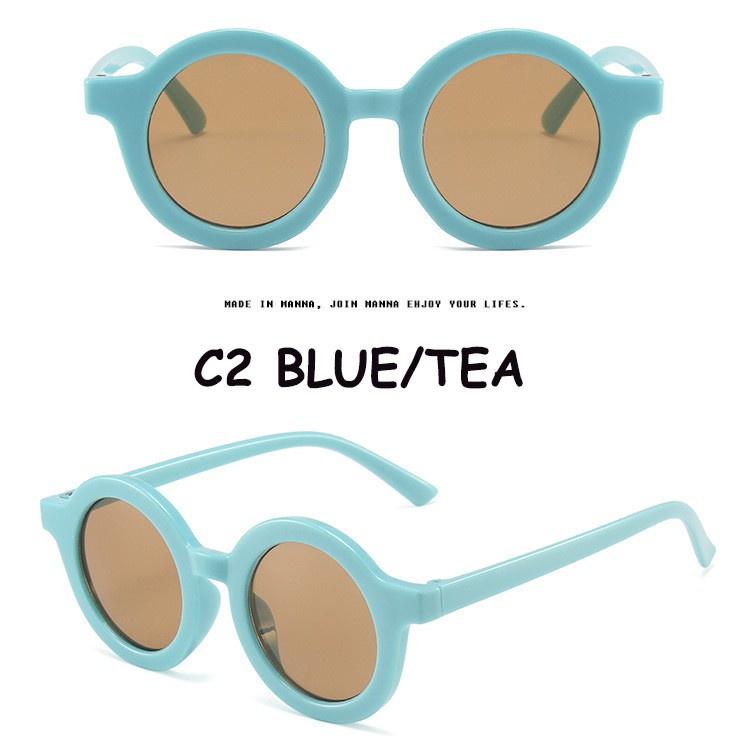 Kính Mát Gọng Tròn Nhỏ Phong Cách Hàn Quốc Thời Trang Cho Bé