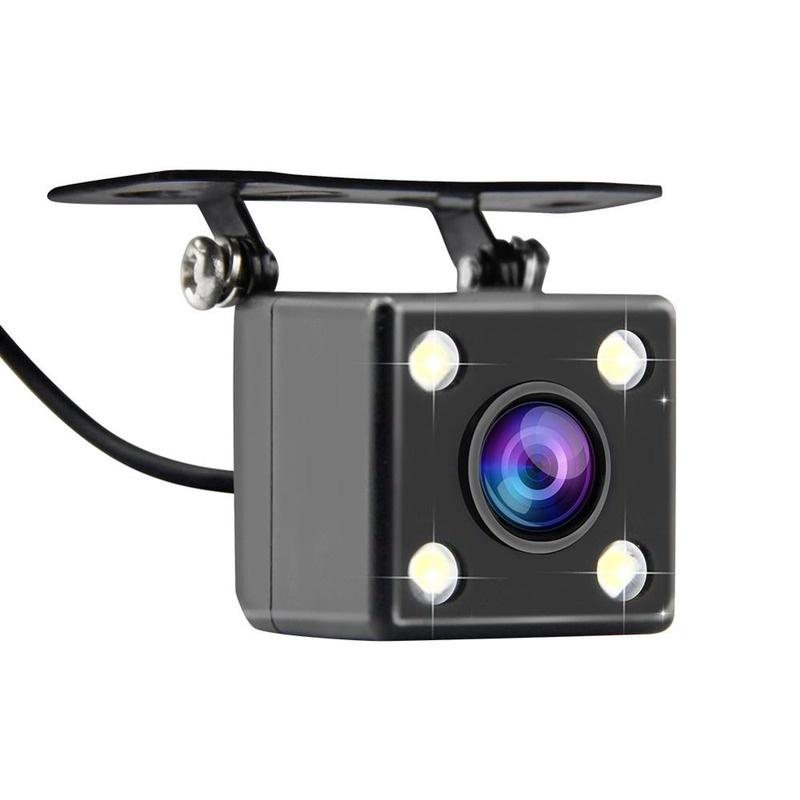 Camera Chiếu Hậu 2.5mm Có Chế Độ Nhìn Đêm Kèm Đèn LED Cho Xe Hơi