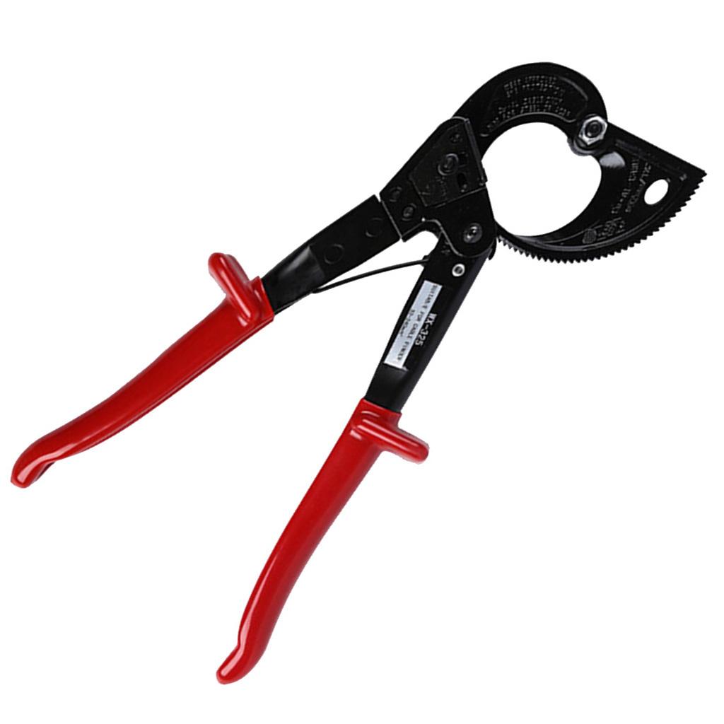 Tự Điều Chỉnh Ratchet Cắt Cáp Đục Được 240mm² Max Nhôm Dây Đồng Cắt HS-325A Cắt Dây Siết Tay dụng Cụ