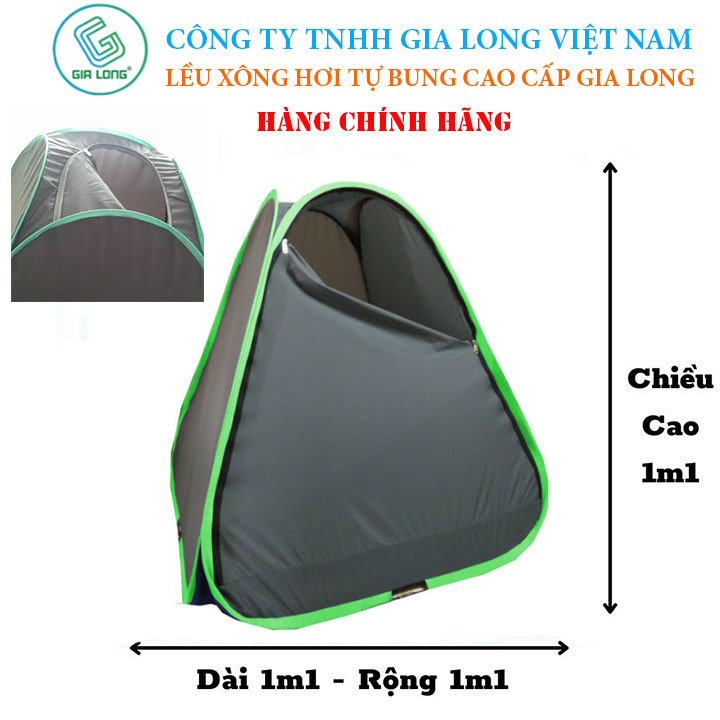 Lều Xông Hơi Tự Bung Gia Long- Hàng Việt Nam Chất Lượng Cao