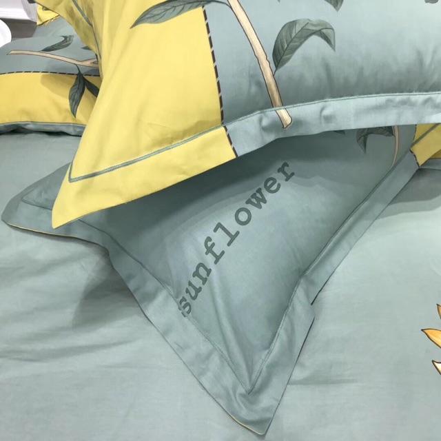 Set Cotton LiVing Nhập Khẩu Cao Cấp Hoa Hướng Dương