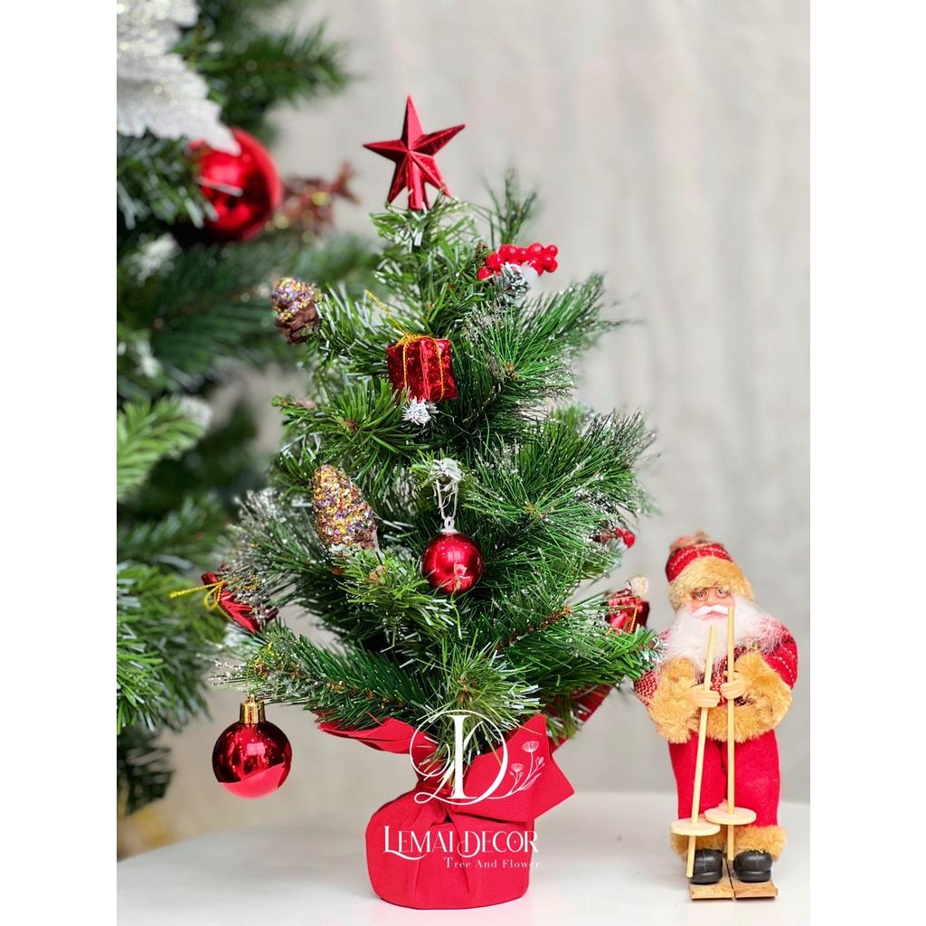 Cây Thông Noel kích thước 45cm-75cm-90cm-120cm-150cm-Phụ kiện Noel-Decor nhà xinh