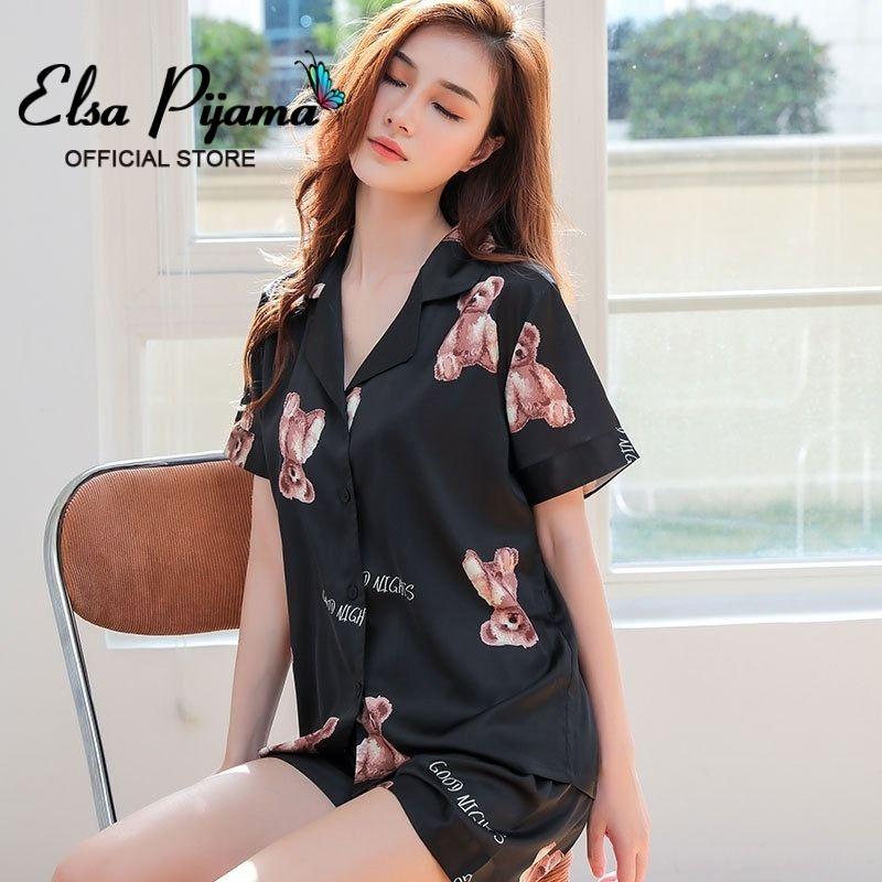 Bộ Đồ Mặc Nhà ️Đồ Ngủ Pijama Lụa Cao Cấp Siêu Mát Mềm Mịn - ELSA