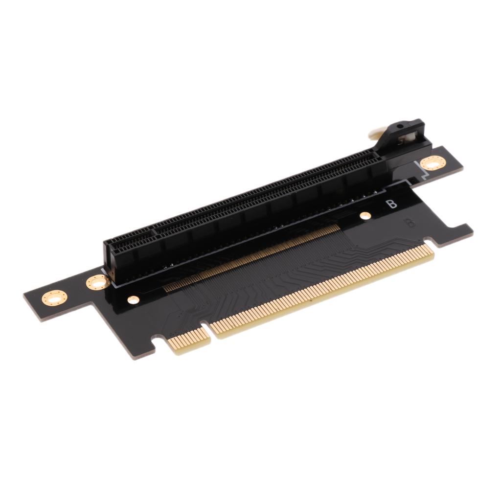 Thẻ Riser Bộ Chuyển đổi PCI Express 16X 90 độ Cho Khung Máy Chủ Máy Tính 2U
