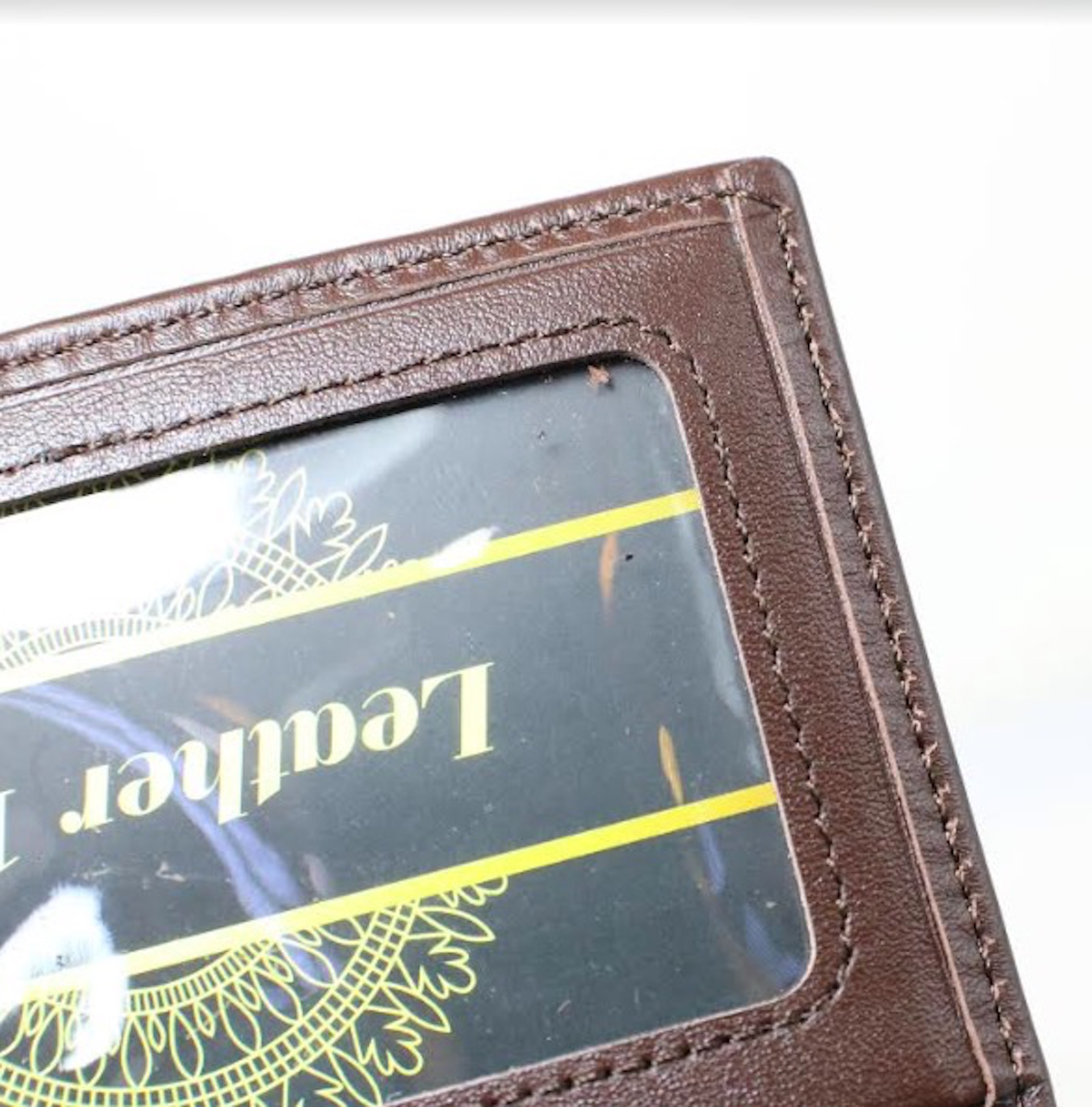 Ví đựng card mini da bò cao cấp siêu mềm màu nâu