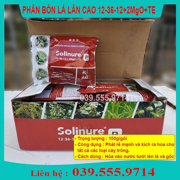 3 gói Phân Lân Cao12-36-12+2MgO+TE -phát triển và tái sinh rễ, phân hóa mầm hoa, tăng khả năng thụ phấn