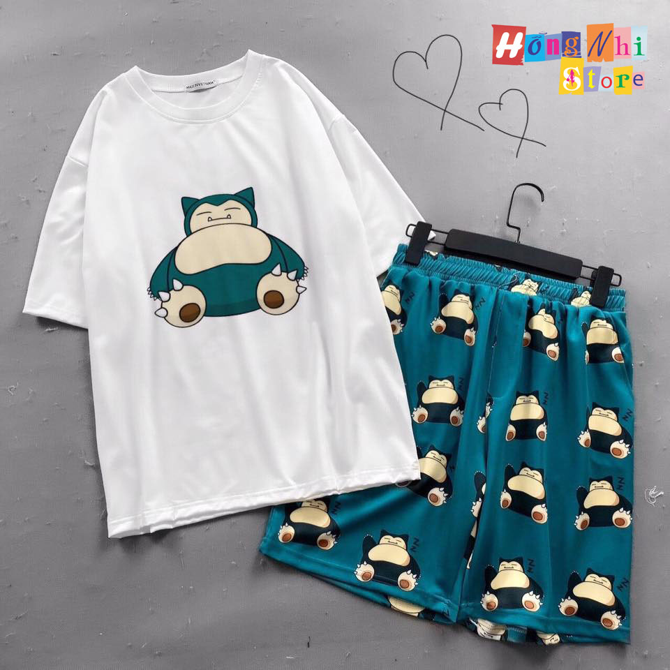Quần Short Cartoon Unisex Hình Gấu - Quần Đùi Hoạt Hình Siêu Cute - MM