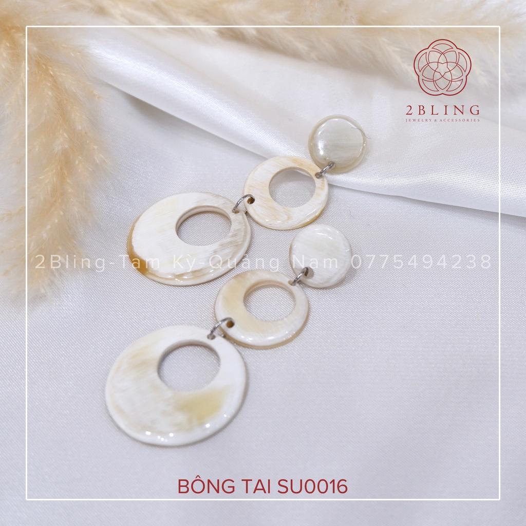 Bông tai sừng 2BLING thời trang SU0016