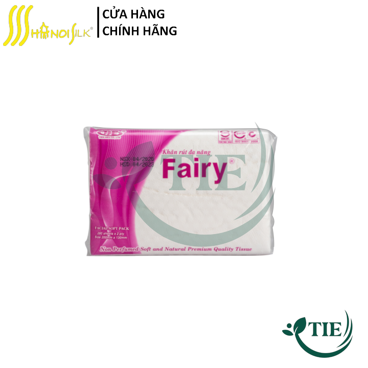 Combo 4 Giấy rút lụa ngắn Fairy 280 tờ x 2 lớp