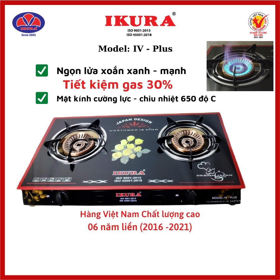 Bếp Tiết Kiệm Gas, Mặt Kính Cường Lực Chịu Nhiệt 650 độ C - Hàng Chính Hãng