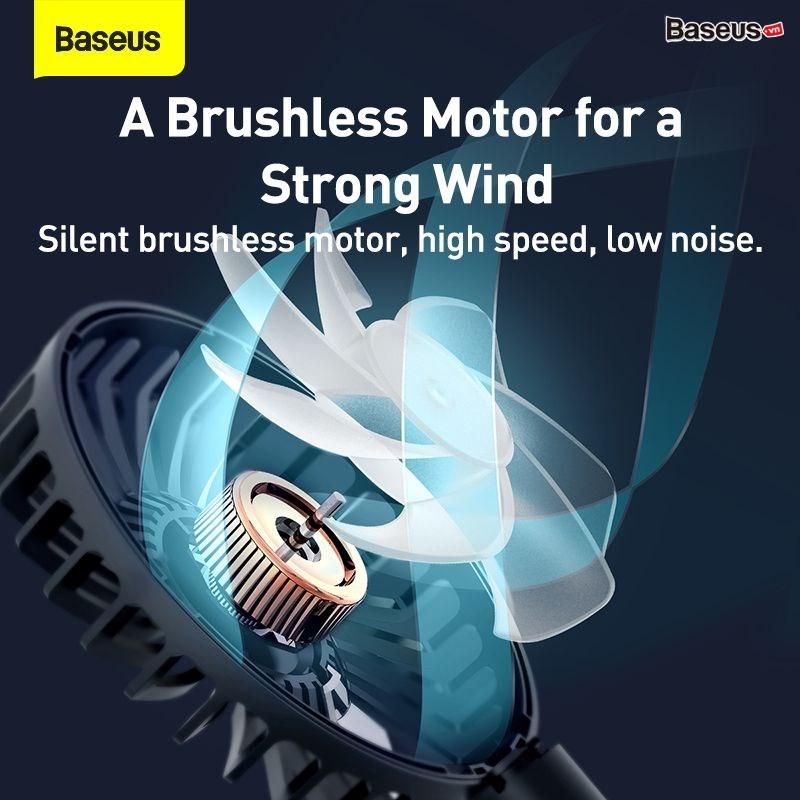 Quạt gió 2 đầu dùng trên xe ô tô Baseus Blustery car two-headed vehicle fan