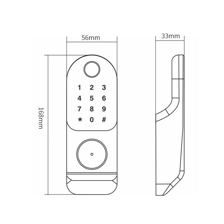 Khoá Cửa Thông Minh dành cho căn hộ Fingerprint Lock App