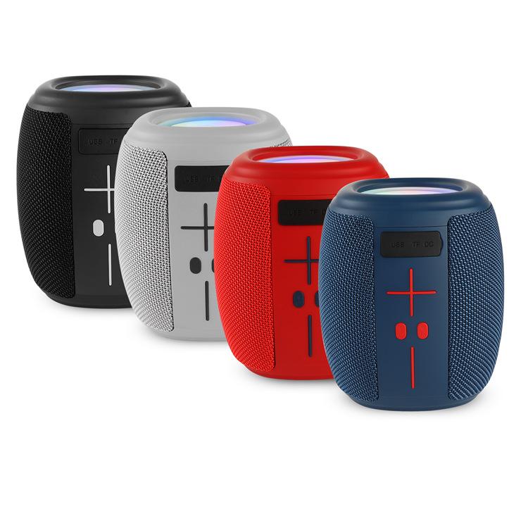 Loa Di Động Mini Bluetooth 5W Chức Năng Gọi Nhiều Màu Sắc RGB Bass Ngoài Trời Kết Nối TWS Âm Thanh Chất Lượng Cao Loa Chống Nước Color: Blue