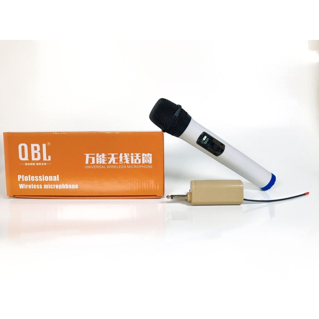 Micro không dây đa năng QBL H4 giá tốt, sử dụng cho mọi loại thiết bị âm thanh, dành cho loa kéo, hát karaoke hay