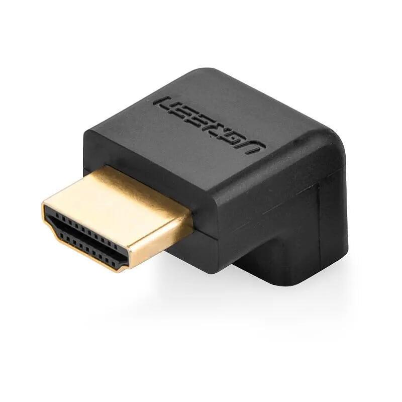 Ugreen UG20109HD112TK Màu Đen Đầu nối dài HDMI gập 90 độ - HÀNG CHÍNH HÃNG