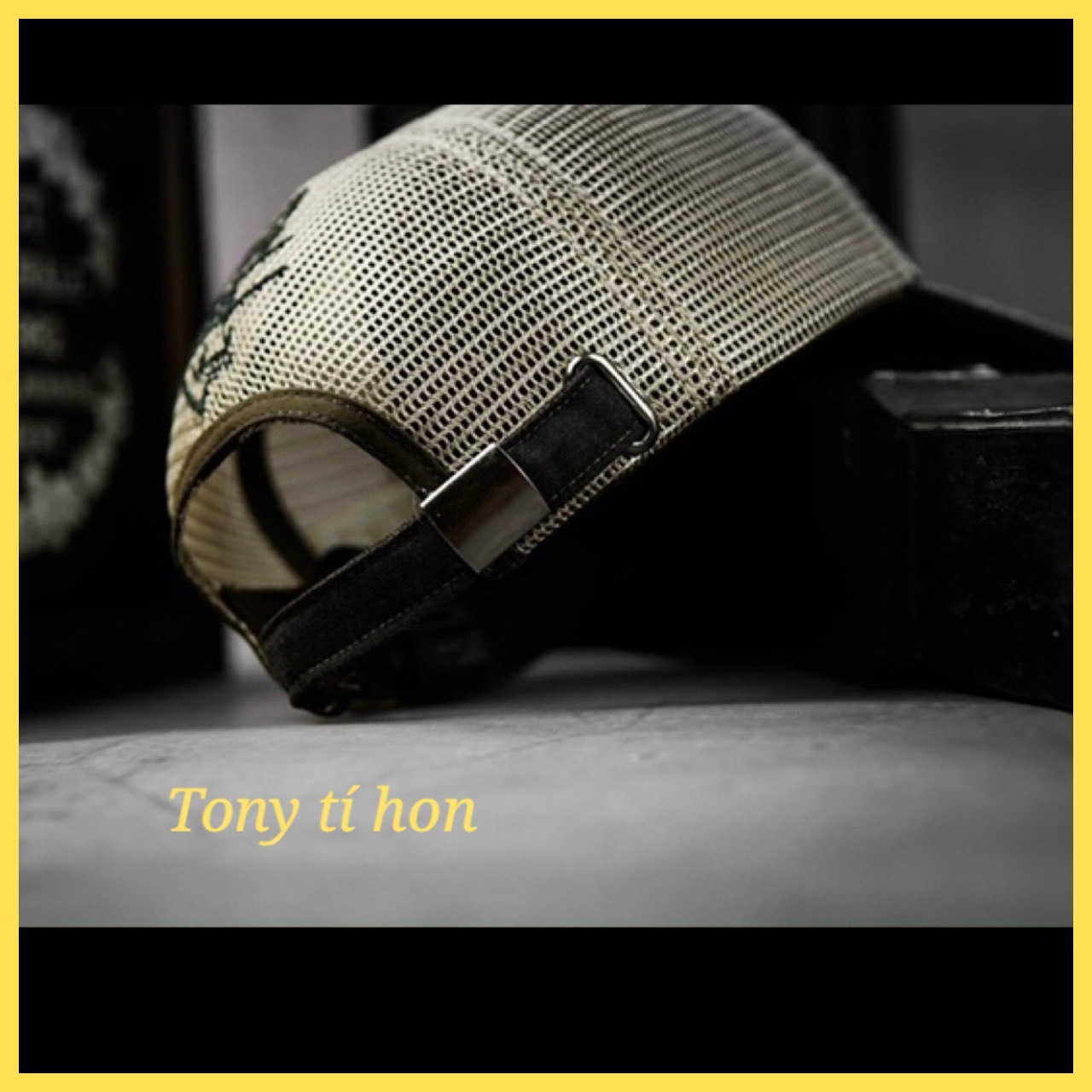 Tony tí hon - Mũ Nón kết lưỡi trai Cafe Racer Vintage phối lưới xịn xò cao cấp, thời trang, cá tính, form đẹp