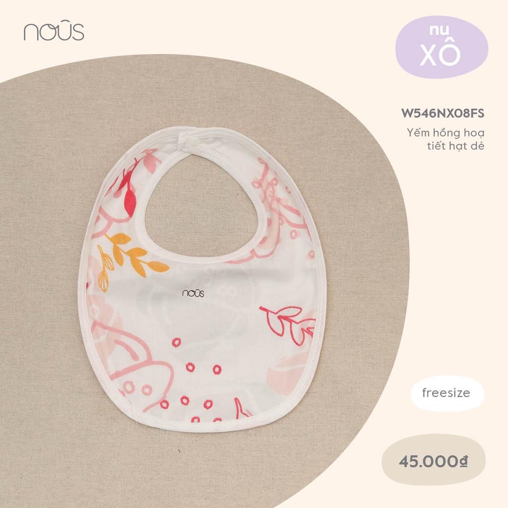 Phụ Kiện Yếm Nous Chất Liệu Nu Xô Mềm Từ 0-6 Tháng