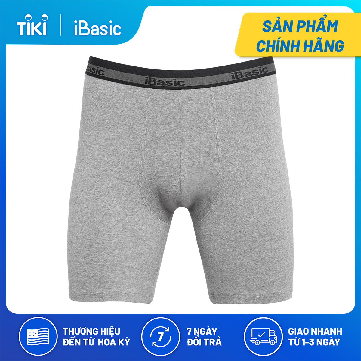 Quần lót nam cotton đùi dài iBasic PANM076