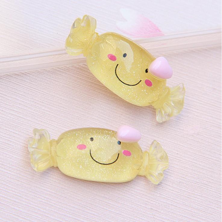 HN * Charm kẹo nhỏ trong suốt cho các bạn trang trí vỏ điện thoại, DIY