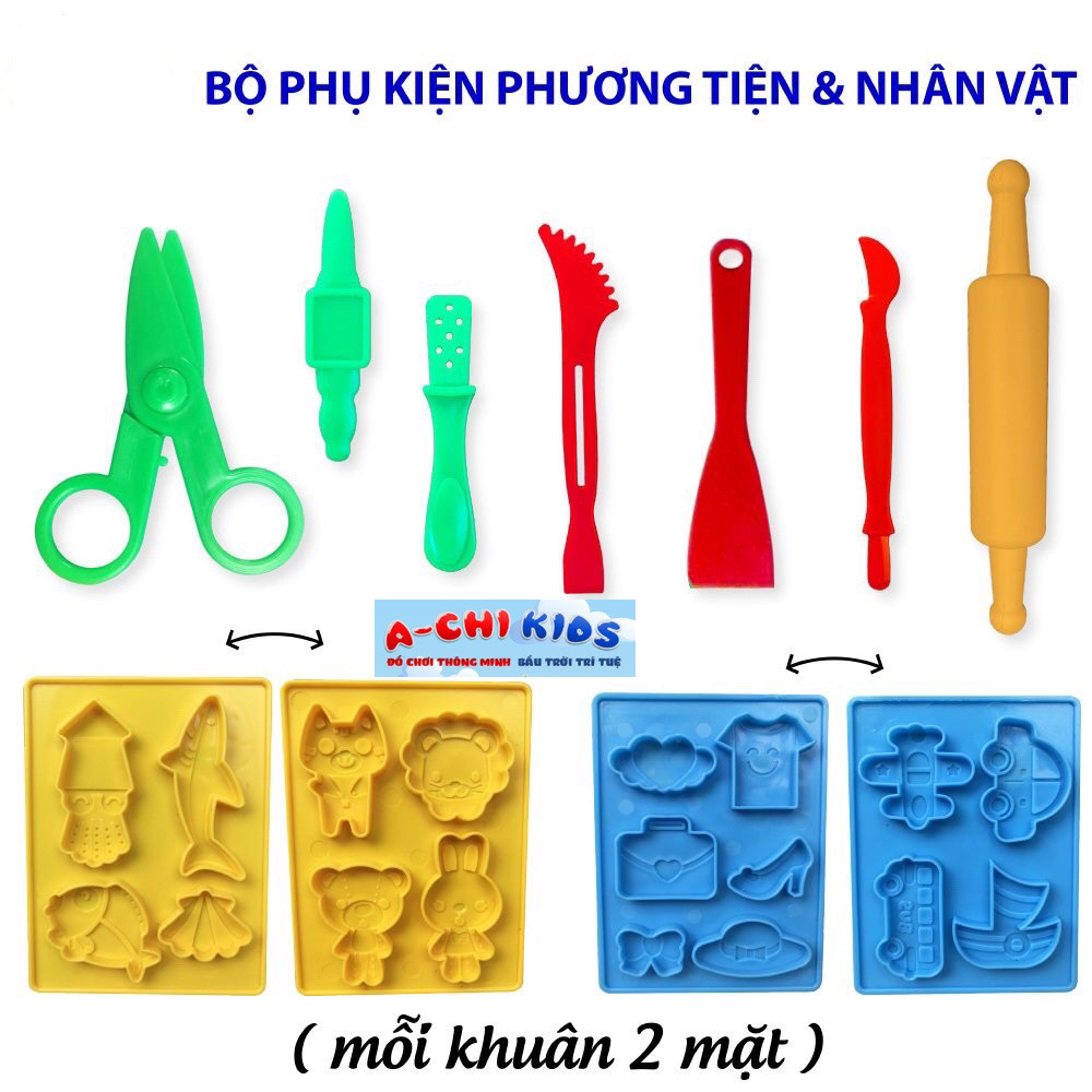 Tổng Hợp Đồ Chơi Đất Nặn An Toàn - Kèm Khuôn, Phụ Kiện Theo Các Chủ Đề Siêu Đáng Yêu Cho Bé Học Tập Vui Chơi Và Kích Thích Thị Giác