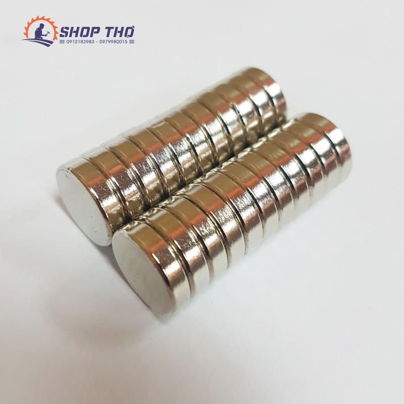 Nam châm trắng tròn có 20X4mm