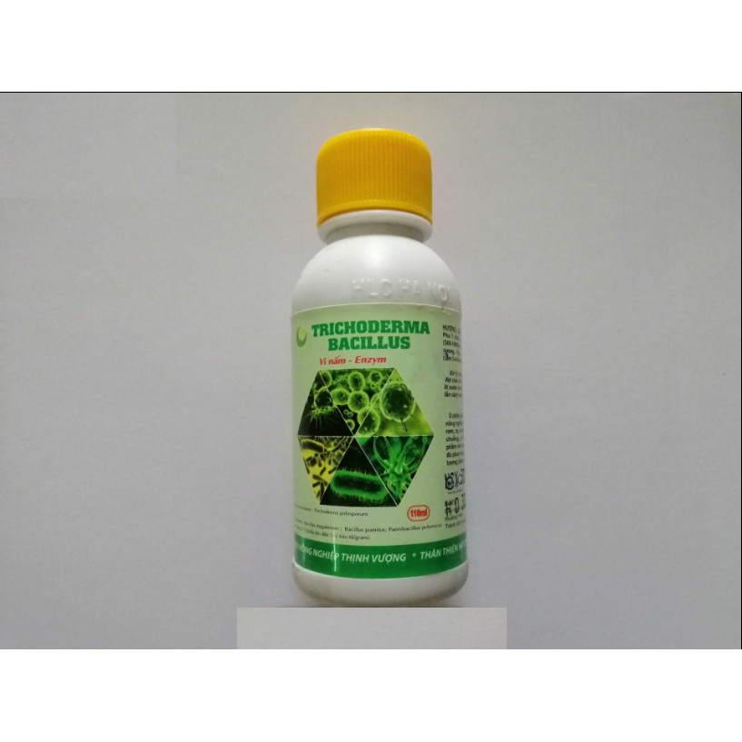 2 LỌ TRICHODERMA BACILLUS ỨC CHẾ NẤM, VI KHUẨN, TUYẾN TRÙNG