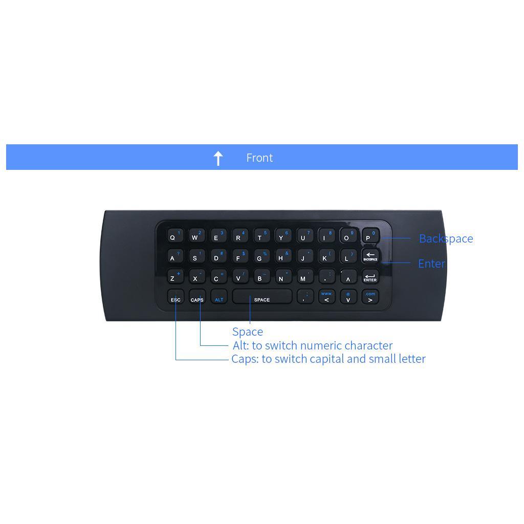 Wireless Remote Control Keyboard 2.4G RF For Android TVBox Mini PC