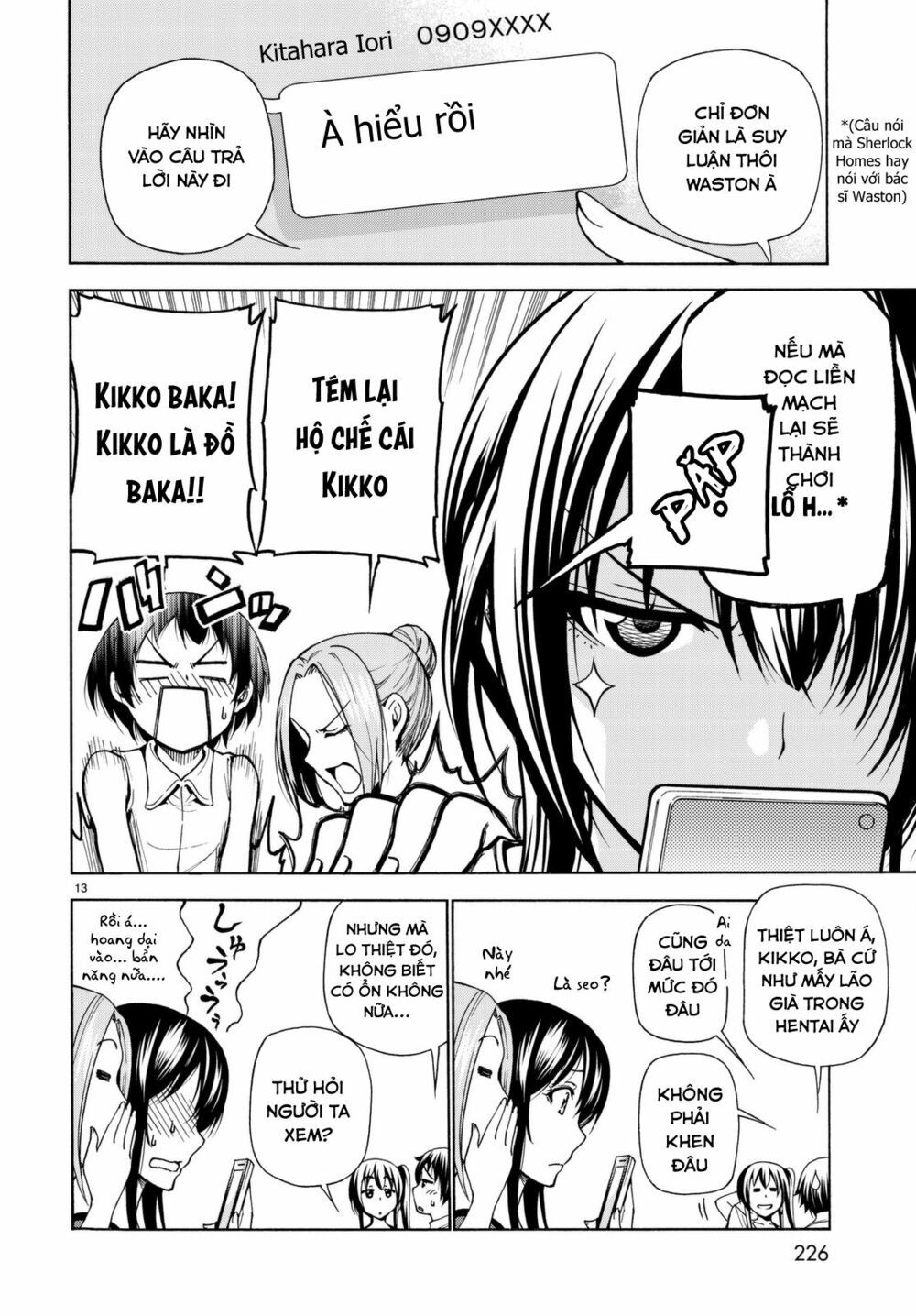 cô gái thích lặn - grand blue chapter 38 12