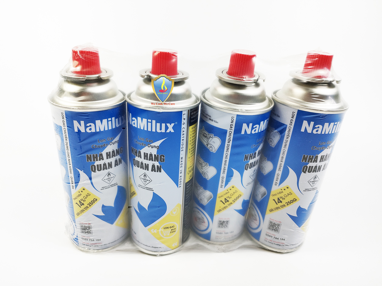 Lon gas chuyên dụng Namilux - HÀNG CHÍNH HÃNG NAMILUX (MP)