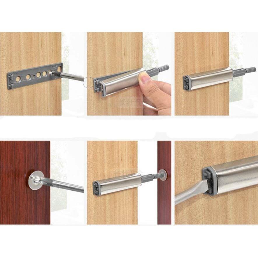 Dụng cụ nhấn-mở hít cánh tủ -nêm nhấn mở tip-on chất liệu nhựa ABS và inox